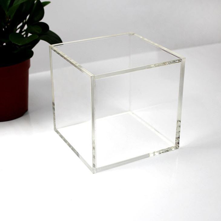 Tabletop Clear Acrylic Storage Boxes Plastic Storage Containers