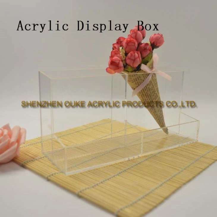 Made In China Small Clare Perspex Boxes Transparent Acrylic Box Makeup Acrylic Box