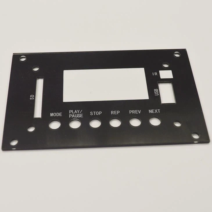 Silk Printing Black Acrylic Panel - Hot Sell Plesiglass Panel