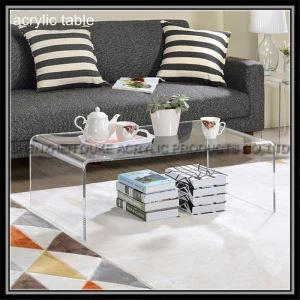 میز اکریلیک شفاف جدول قهوه اکریلیک