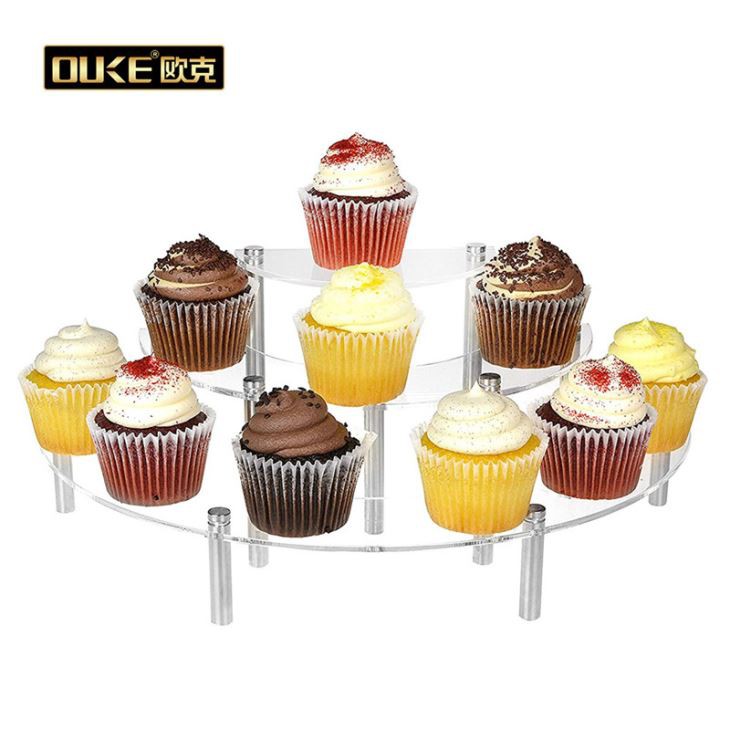 Transparent Acrylic Cake Stand