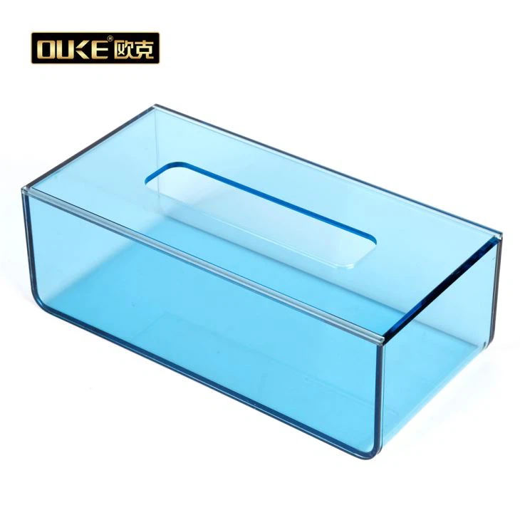 Clear Acrylic Tissue Dispenser Box Cover Holder