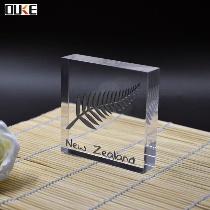 Custom Clear Blank Acrylic Display Blocks