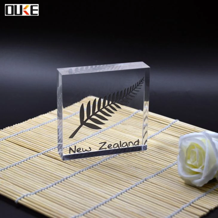 Custom Clear Blank Acrylic Display Blocks