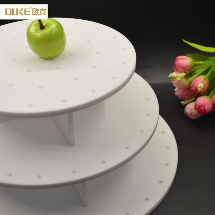 Custom White Round Acrylic Lollipop Cake Stand