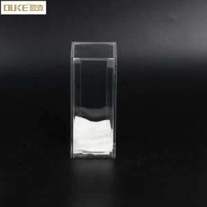 سفارشی مستطیل جعبه ذخیره سازی اکریلیک روشن